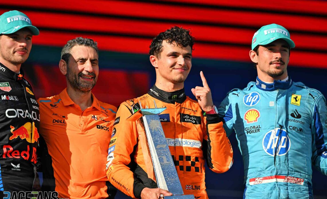 Lando Norris, McLaren, Miami International Autodrome, 2024