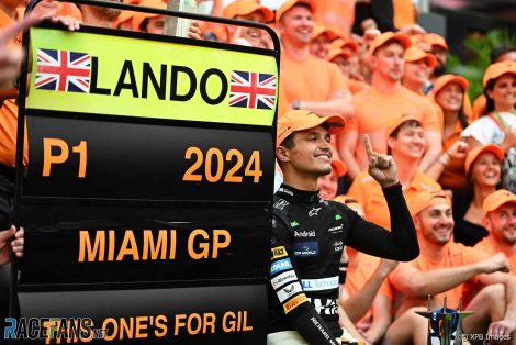 Lando Norris, McLaren, Miami International Autodrome, 2024