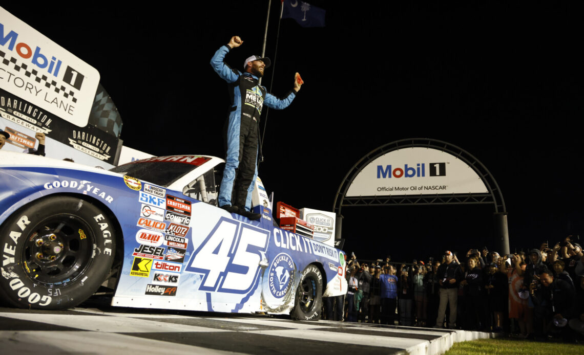 Opportunistic Chastain Claims Emotional NASCAR Truck Series Win at Darlington – Motorsports Tribune