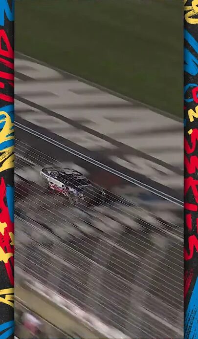 Pass in the grass! #nascar