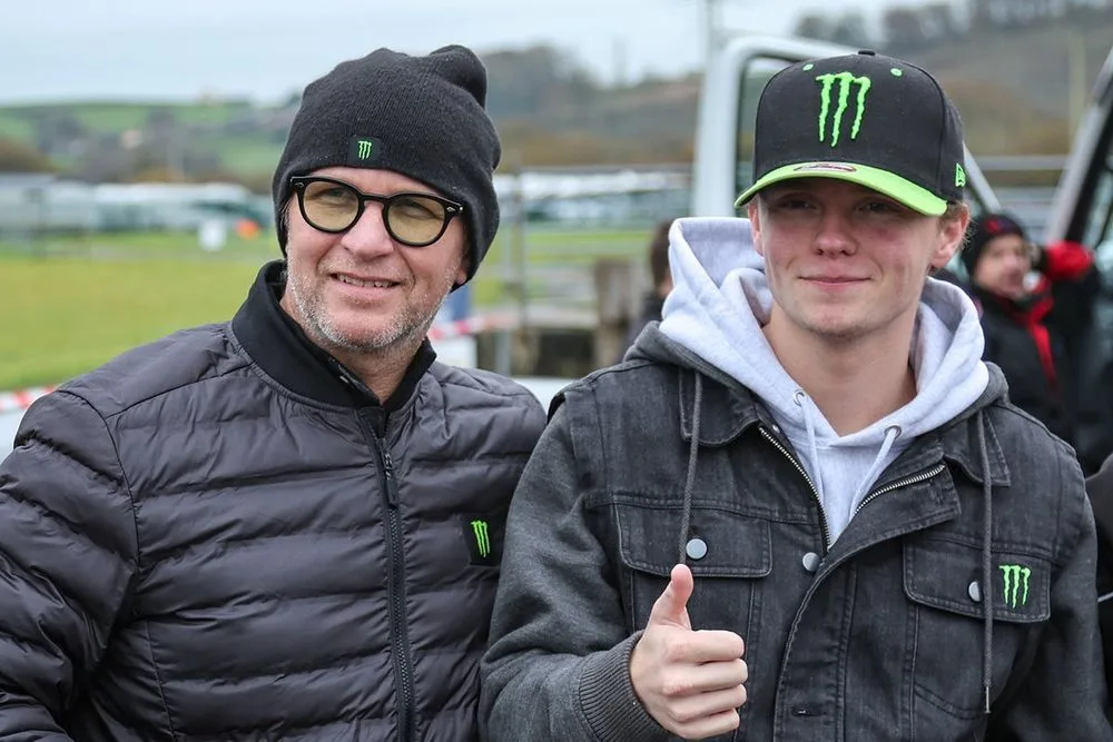 Petter Solberg and Oliver Solberg