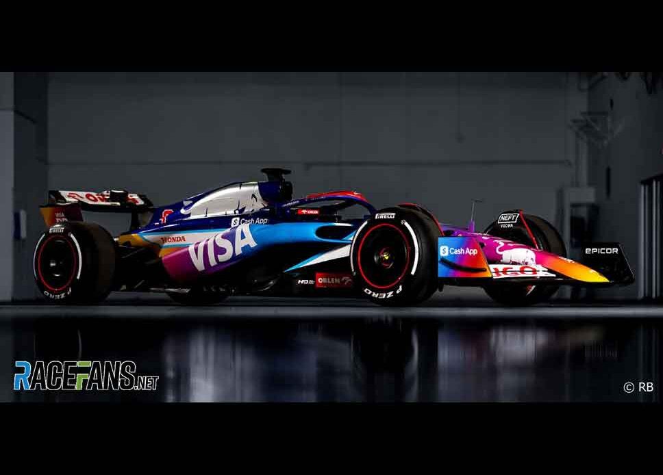 RB 'chameleon' livery for Miami Grand Prix