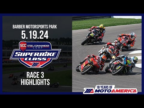 Steel Commander Superbike Race 3 at Alabama 2024 - HIGHLIGHTS | MotoAmerica