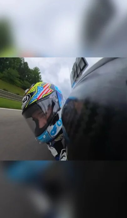 Superbike POV for a lap around Barber Motorsports Park with INSTA360