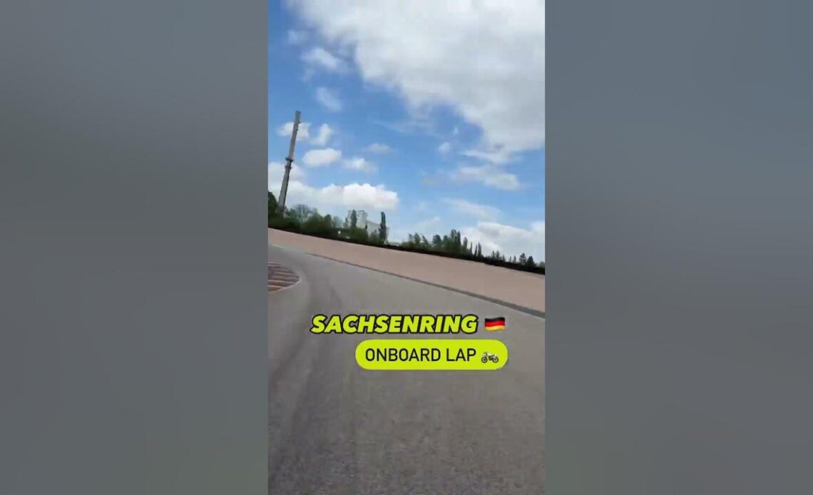 Take a lap onboard with us at Sachsenrin! 🇩🇪🏍️