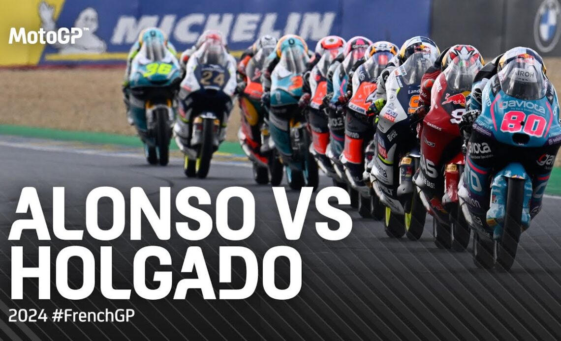 Tension raises in the unpredictable Moto3™  last lap! 🔥 | 2024 #FrenchGP