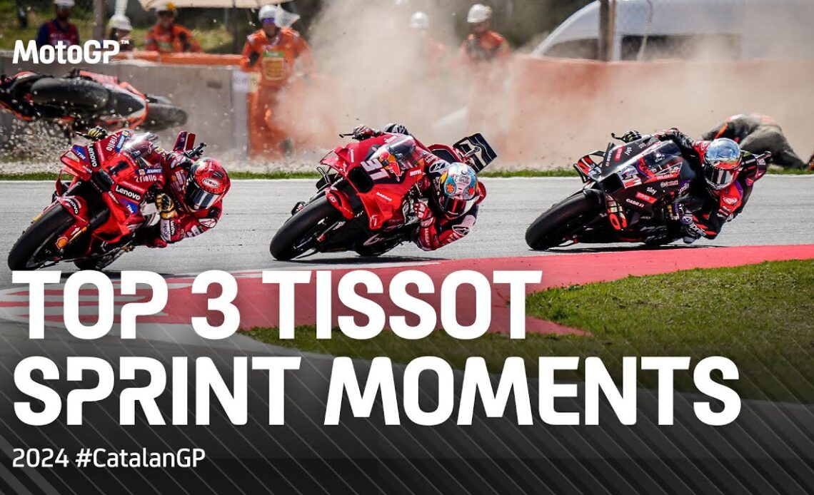 Top 3 Tissot Sprint Moments 🤯 | 2024 #CatalanGP