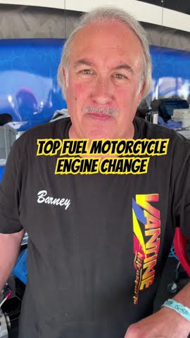 Top Fuel Motorcycle Engine Change