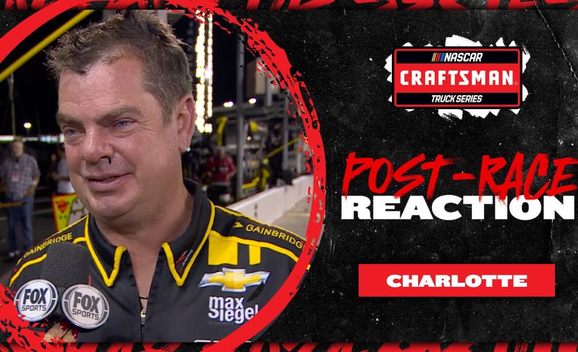 Truck chief Chris Showalter emotional after scoring win in 700th Truck Series appearance