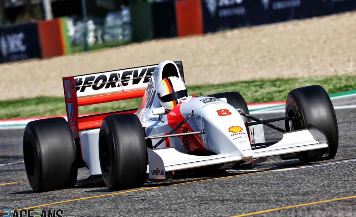 Sebastian Vettel, McLaren MP4/8, Imola, 2024