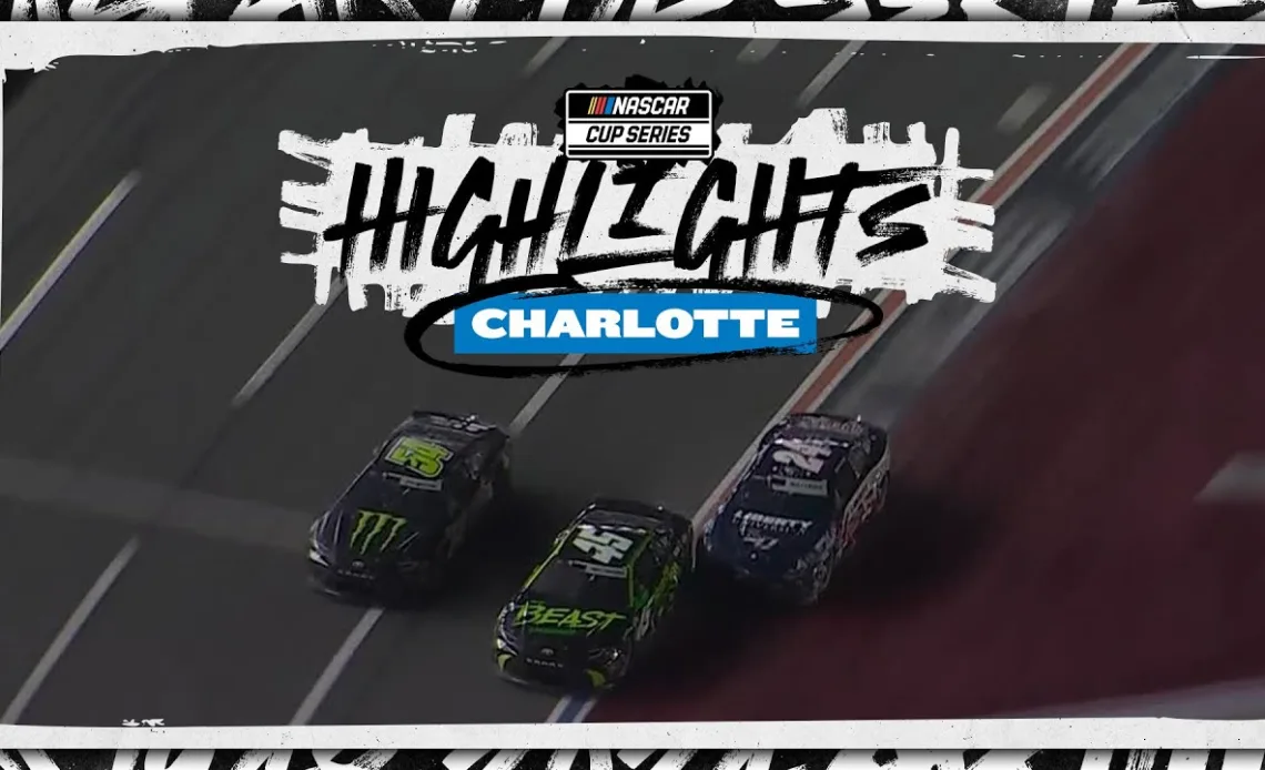 WILD!: William Byron completes 'the pass in the grass' at Charlotte | NASCAR