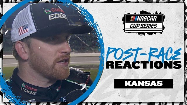 ‘It hurts’: Chris Buescher reacts to getting beat by 0.001 seconds at Kansas