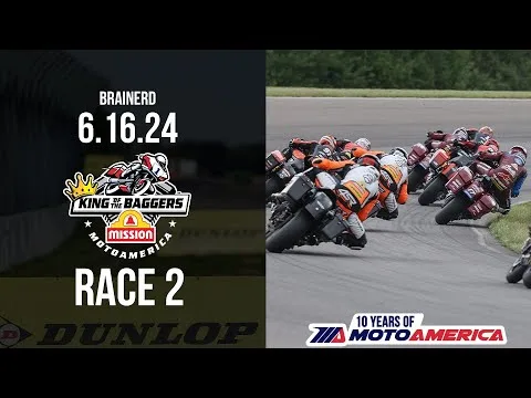 Mission King of the Baggers Race 2 at Brainerd 2024 - FULL RACE | MotoAmerica