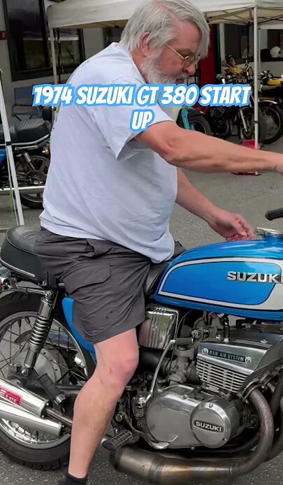 1974 Suzuki GT 380 Start Up