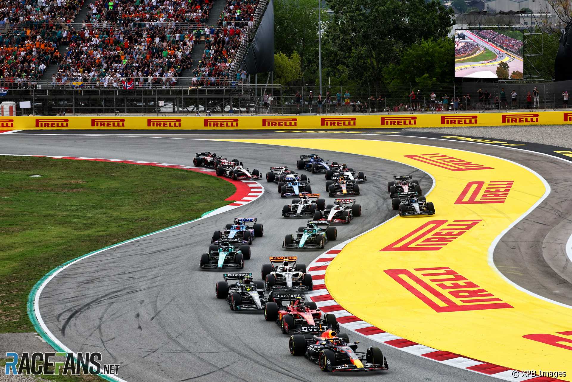 Race start, Circuit de Catalunya, 2023