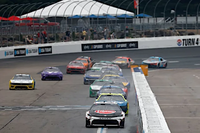 2024 Cup New Hampshire pack racing V - Christopher Bell, No. 20 Joe Gibbs Racing Toyota (Credit: NKP)