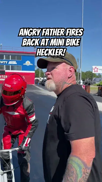 Angry Father Fights Back at Mini Bike Heckler