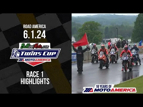 BellissiMoto Twins Cup Race 1 at Road America - HIGHLIGHTS | MotoAmerica