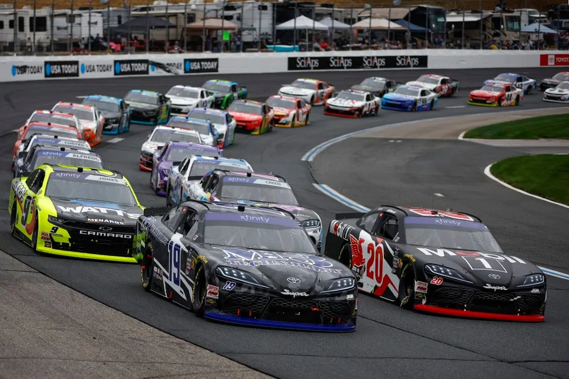 2024 New Hampshire Loudon Xfinity Nxs Christopher Bell Justin Bonsignore Sean Gardner Getty Images