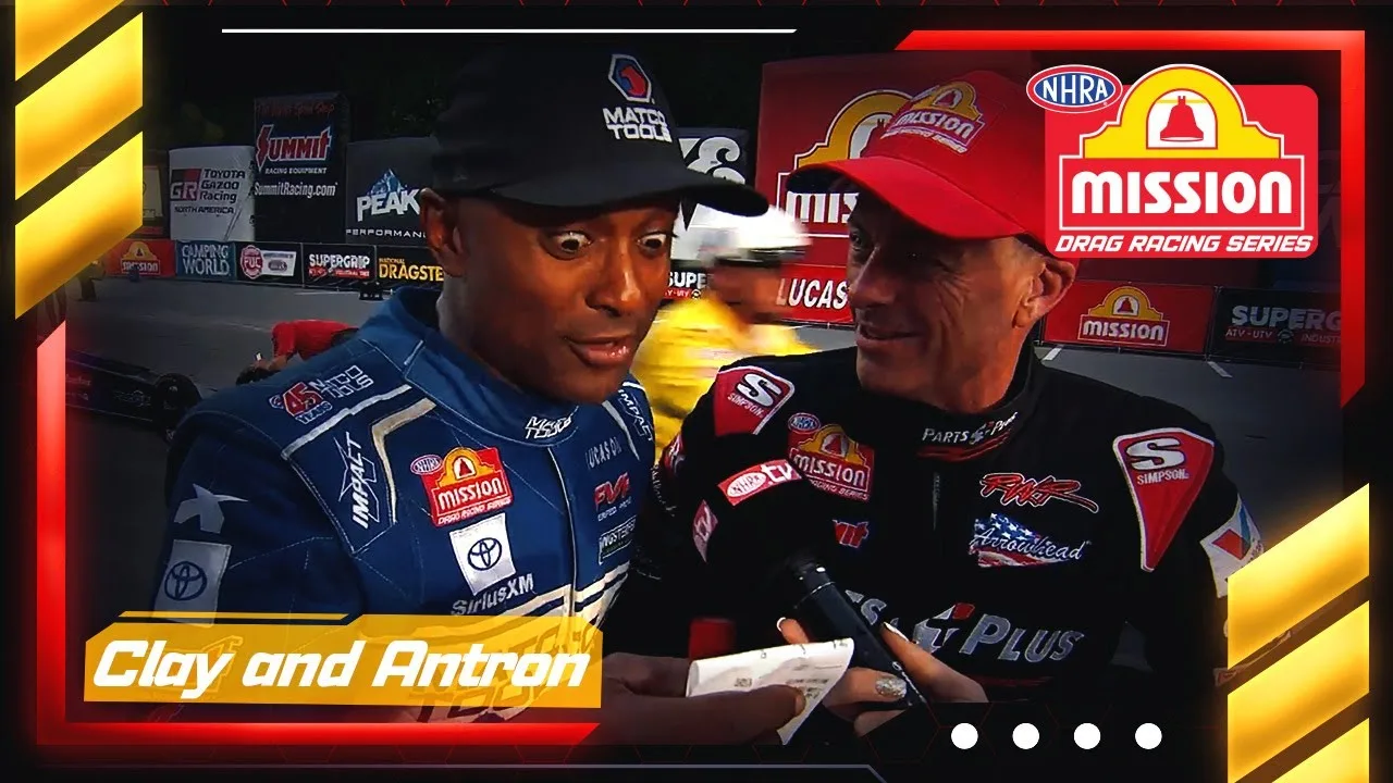 Clay Millican and Antron Brown put on a show for Bristol fans