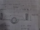 Does this v10 cylinder block sketch makes sense? i was thinking of a 90 dregrees V10 engine of 4450cc (around 98mm of bore and 59mm of stroke) i need to know how high the cylinders block should be, the valve size the rod lenght, piston too (these numbers are purely theorical, and thanks in advice)