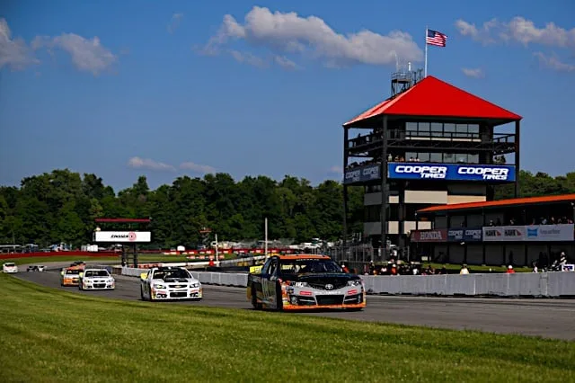 2023 ARCA Mid-Ohio pack racing III - William Sawalich, No. 18 Joe Gibbs Racing Toyota (Credit: NKP)