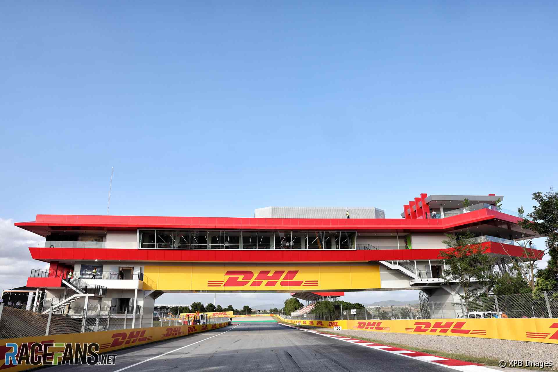 New bridge at the Circuit de Catalunya, 2024