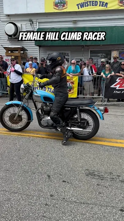 Female STUNS Crowd at Laconia Hill Climb