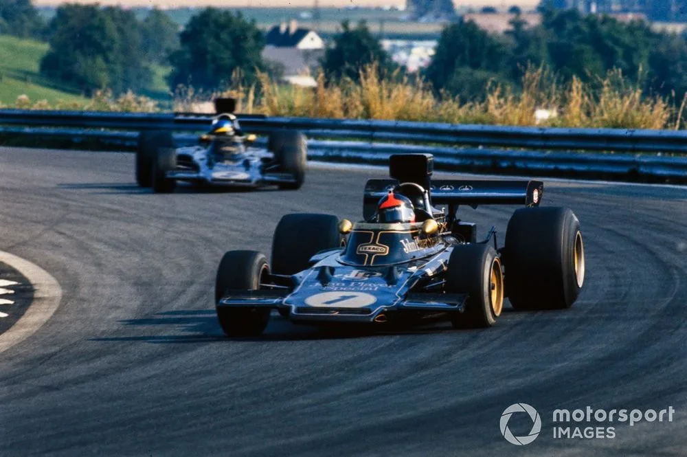 Fittipaldi and Peterson were team-mates at Lotus