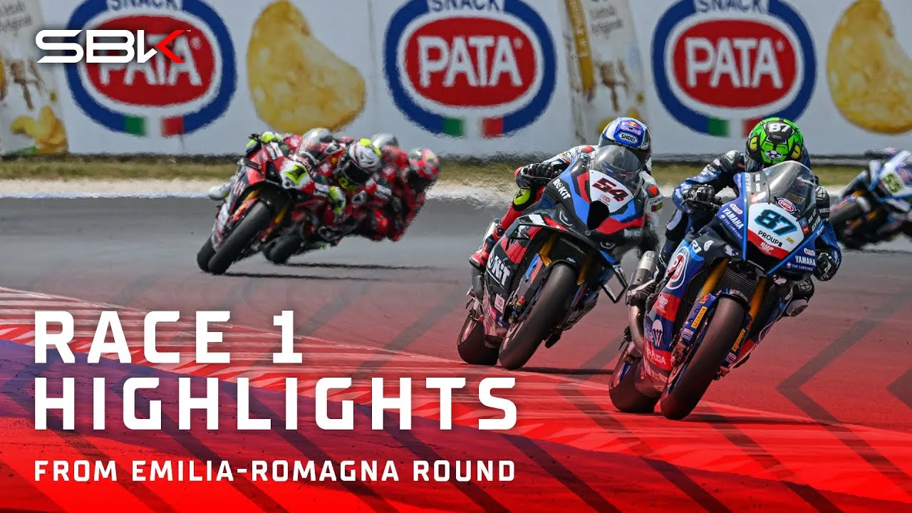 HIGHLIGHTS from Race 1 at Misano 🔥 | 2024 #EmiliaRomagnaWorldSBK 🇮🇹