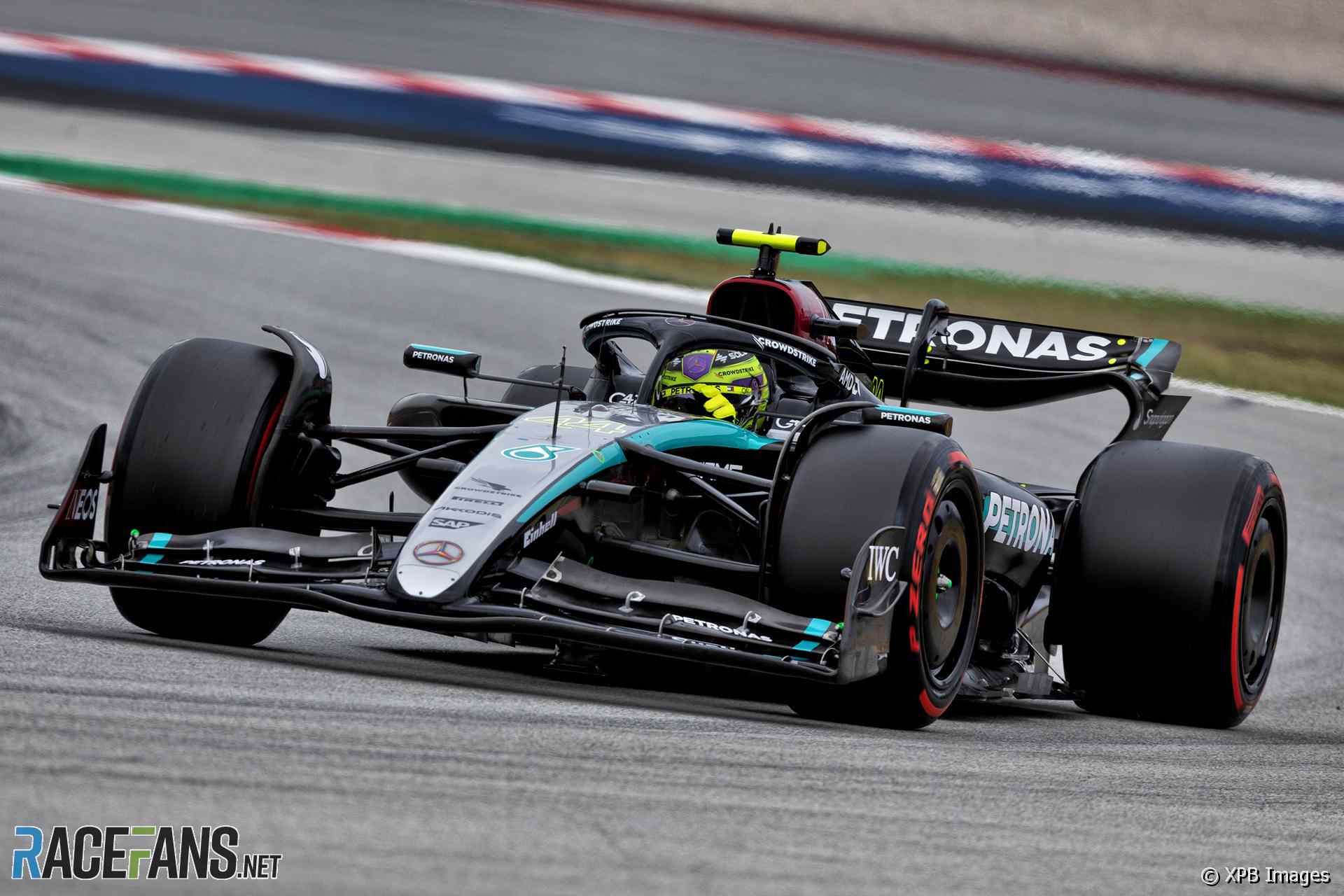 Lewis Hamilton, Mercedes, Circuit de Catalunya, 2024