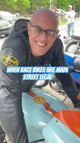 He Made This Two Stroke Race Bike Street Legal!