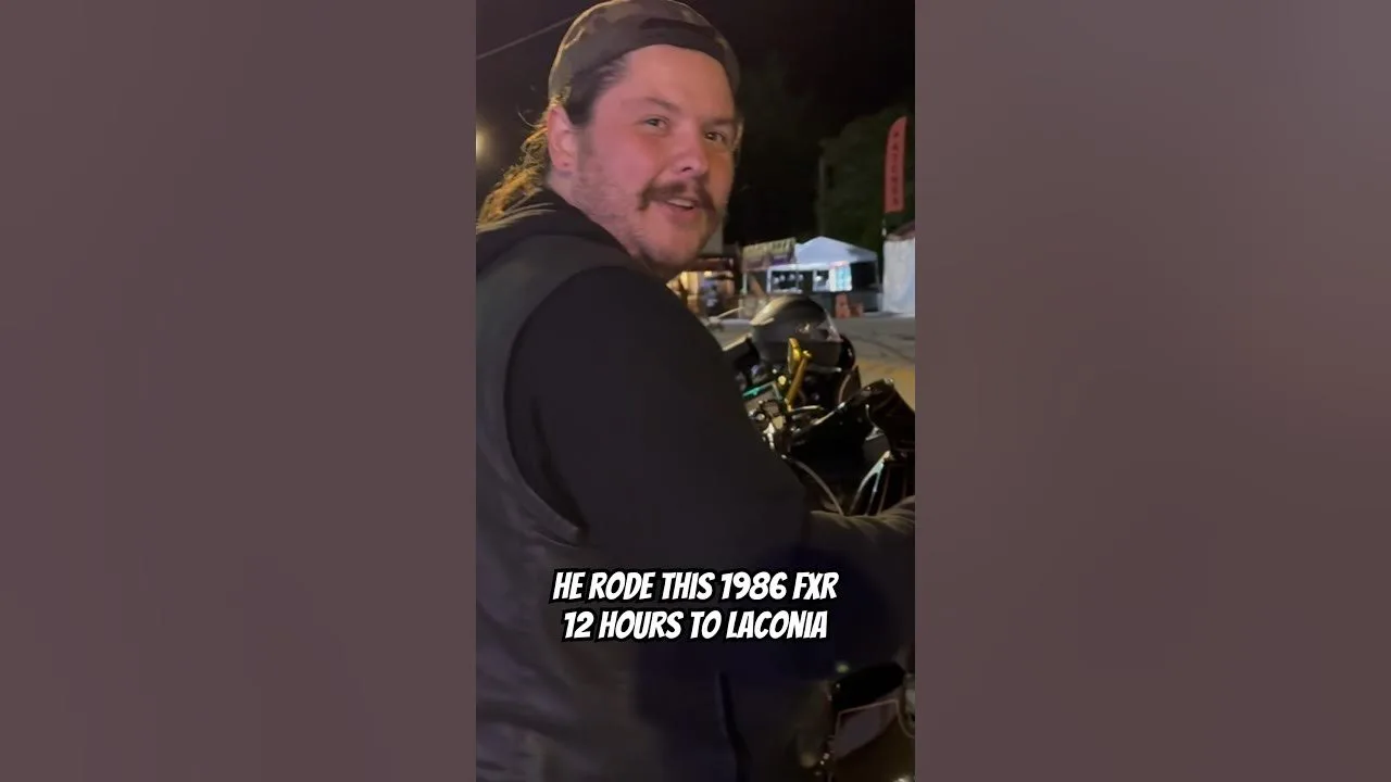 How He Rode a 1986 FXR All the Way To Laconia