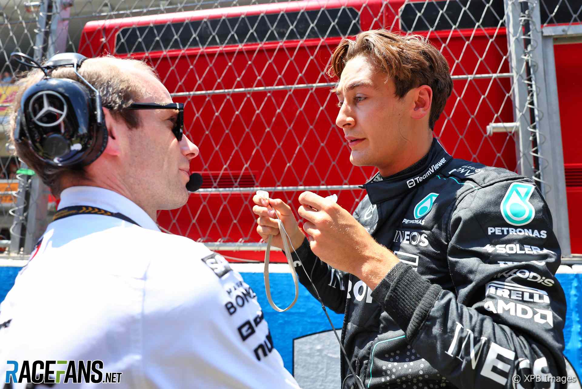 George Russell, Mercedes, Circuit de Catalunya, 2024