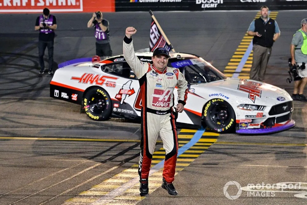 Xfinity Champion Cole Custer, Stewart-Haas Racing, Ford Mustang