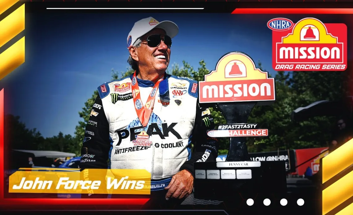 John Force wins Mission #2Fast2Tasty Challenge in Epping