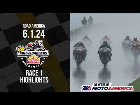 Mission King of the Baggers Race 1 at Road America 2024 - HIGHLIGHTS | MotoAmerica