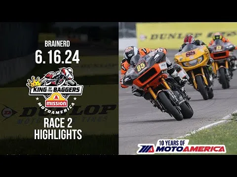 Mission King of the Baggers Race 2 at Brainerd 2024 - HIGHLIGHTS | MotoAmerica