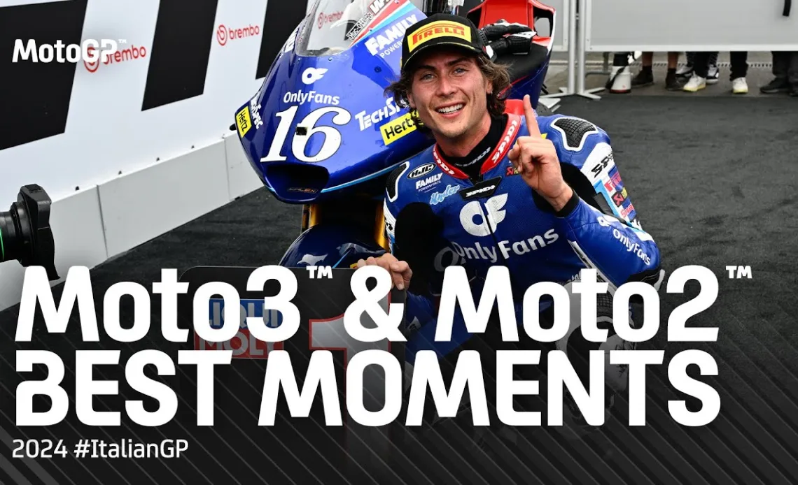 Moto2™ & Moto3™ Best Moments! 🔥 | 2024 #ItalianGP