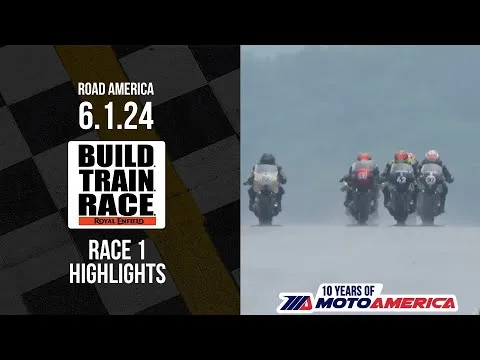 MotoAmerica Superbikes At Road America - Royal Enfield BTR Race 1 Highlights