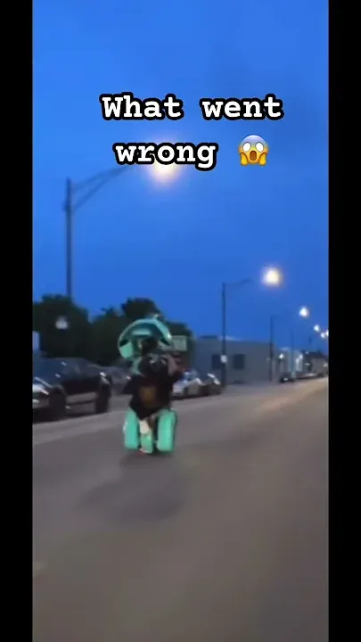 Motorcycle Wheelie Goes Horribly Wrong 😱