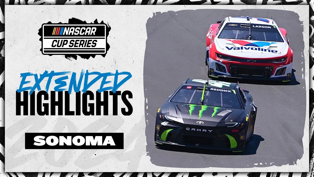 NASCAR Official Extended Highlights from Sonoma | 2024 Toyota/Save Mart 350