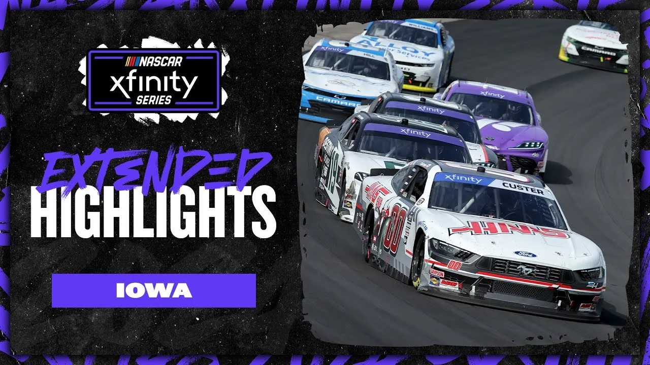 Official NASCAR Extended Highlights | HyVee Perks 250 from Iowa Speedway