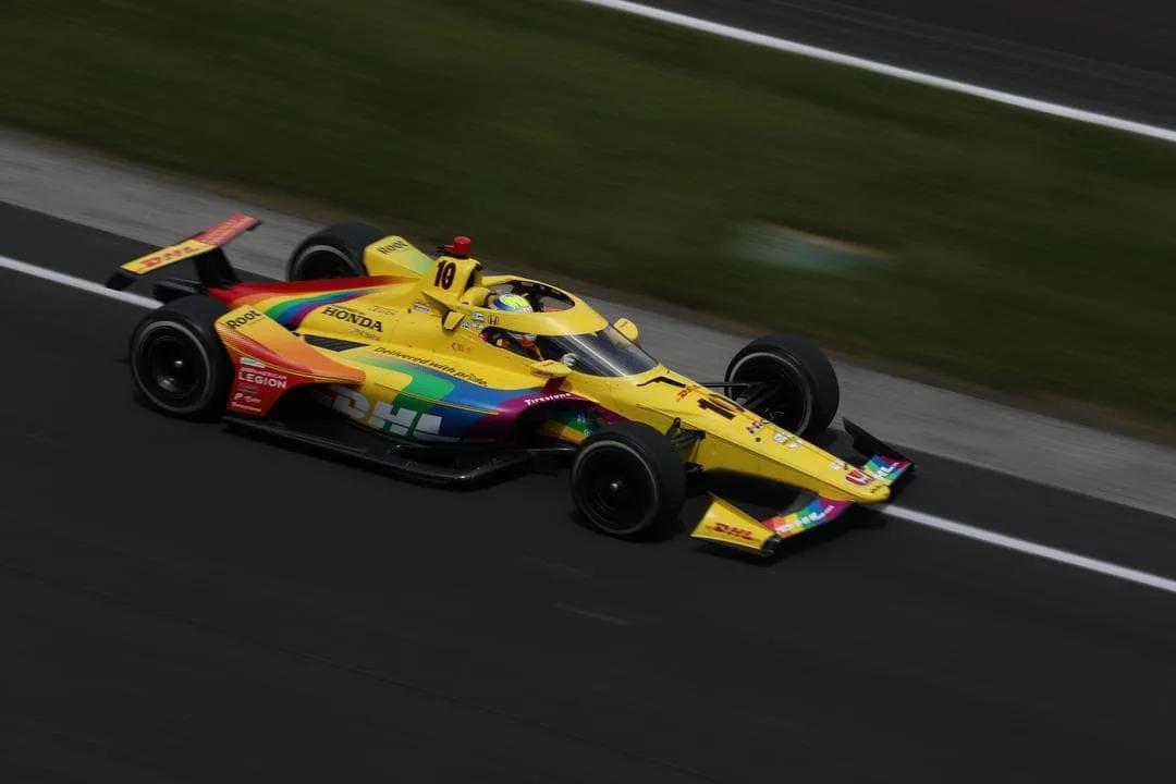 Alex Palou Indianapolis 500 Practice By Matt Fraver Ref Image Without Watermark M105912