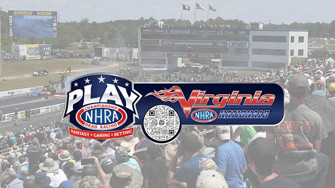 PlayNHRA named Title Sponsor of Virginia Nationals at Virginia Motorsports Park