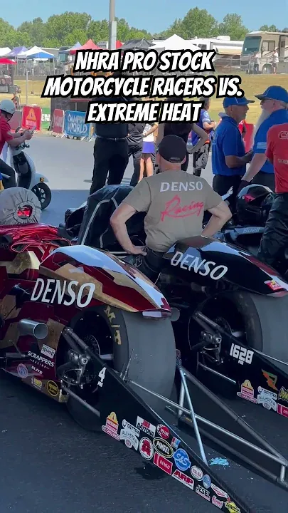Pro Stock Motorcycle Racers vs. Extreme Heat 🔥