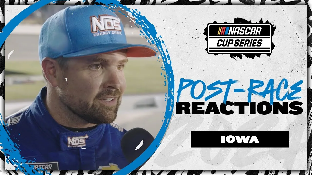 Ricky Stenhouse Jr. recaps top-five run at Iowa | NASCAR