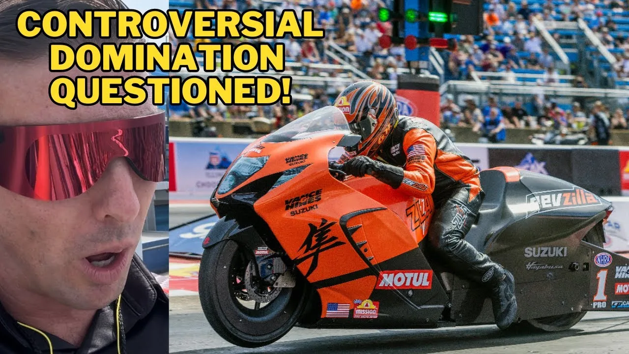 Something is AMISS in NHRA Pro Stock Motorcycle