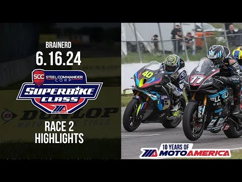 Steel Commander Superbike Race 2 at Brainerd 2024 - HIGHLIGHTS | MotoAmerica