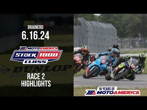 Stock 1000 Race 2 at Brainerd 2024 - HIGHLIGHTS | MotoAmerica